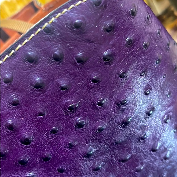 Rooney and boorke dark purple checkbook, holder wallet - Picture 3 of 3